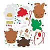 Christmas Cupcake Characters Ornament Craft Kit - Makes 12 Image 1