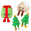 Christmas Dangle-Leg Stuffed Character Assortment - 36 Pc. Image 1