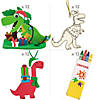 Christmas Dinosaur Craft Kit Assortment - Makes 36 Image 1
