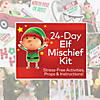 Christmas Elf Mischief Activity Kit with Props &amp; Instructions for 24 Days Image 1
