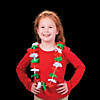 Christmas Flashing Light-Up Polyester Leis - 12 Pc. Image 2