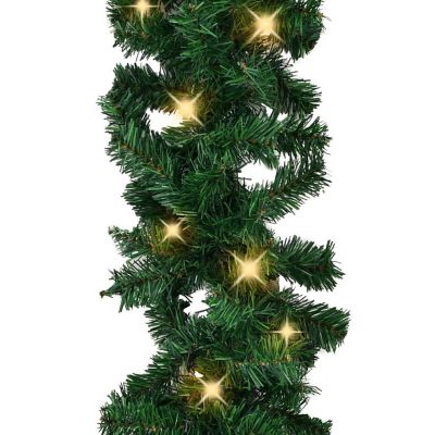 Christmas Garland with LED Lights Image 2