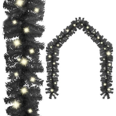 Christmas Garland with LED Lights Image 1