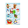 Christmas Gift Tag Stickers - 50 Sheets Image 1