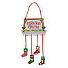Christmas Hang Your Stockings & Say Your Prayers Mobile Craft Kit - Makes 12 Image 1