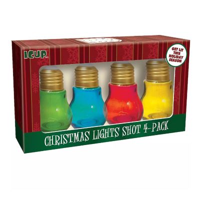 Christmas Lightbulbs Shot Glass Set (4-Pack) Image 1