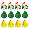 Christmas Lights Rubber Ducks - 12 Pc. Image 1
