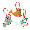Christmas Narwhal Ornament Craft Kit - Makes 12 Image 1