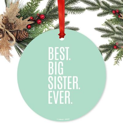 Christmas Ornament Best Big Sister Ever Image 1
