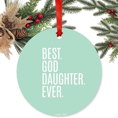 Christmas Ornament Best Goddaughter Ever Image 1