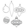 Christmas Ornament Cutting Dies - 5 Pc. Image 1