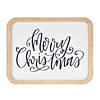 Christmas Plaque (Set Of 12) 5"Sq, 5"Sq, 6.5"L X 5"H Mdf/Wood Image 1