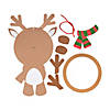 Christmas Reindeer Photo Ornament Craft Kit - Makes 12 Image 1