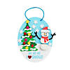 Christmas Rock Snowman Sign Craft Kit - Makes 12 Image 1