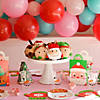 Christmas Roly Poly Stuffed Penguin, Reindeer, Elf and Santa - 12 Pc. Image 1