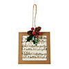 Christmas Sheet Music Ornament Craft Kit - 3 Pc. Image 1