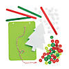 Christmas Tree Button Frame Craft Kit - Makes 12 Image 1