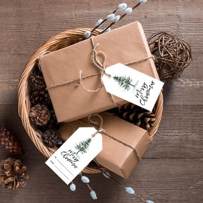 Christmas Tree Classic To/From Gift Tags Image 1