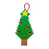 Christmas Tree Ornament Paper Folding Craft Kit - Makes 12 Image 1