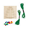 Christmas Tree Pom-Pom String Art Kit Image 1