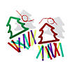 Christmas Tree Suncatcher Craft Kit - Makes 12 Image 1