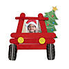 Christmas Truck Picture Frame Magnet Craft Kit - Makes 12 Image 1