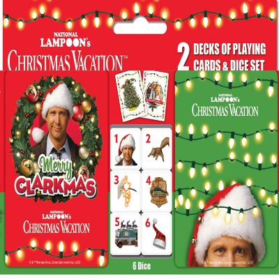 Christmas Vacation 2-pack Playing Cards &amp; Dice Set Image 1