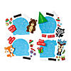 Christmas Woodland Animal Magnet Craft Kit - Makes 12 Image 1