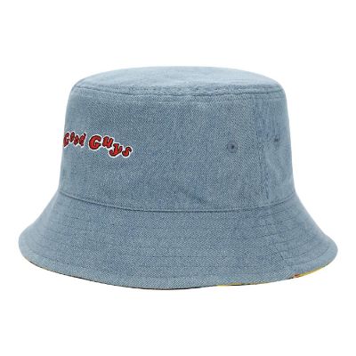 Chucky Good Guys Denim and Roller Print Reversible Bucket Hat Image 1