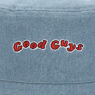 Chucky Good Guys Denim and Roller Print Reversible Bucket Hat Image 2