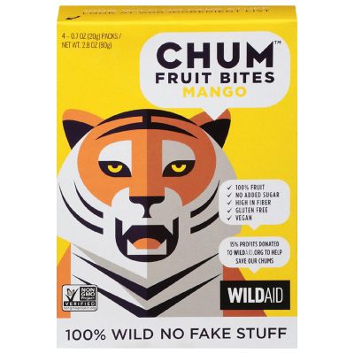 Chum Fruit Bites - Fruit Bites Mango 4pk - Case of 6-2.8 OZ Image 1