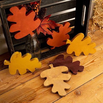 Chunky Shape - Oak Leaf 4pc Image 1