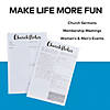 Church Notes Tear Away Pads - 12 Pc. Image 2