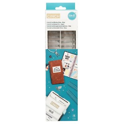 Cinch Wires 1" 4/Pkg-Silver Image 1