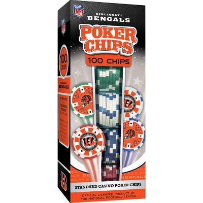 Cincinnati Bengals 100 Piece Poker Chips Image 1