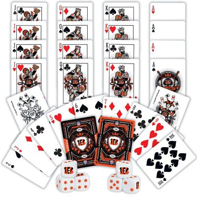 Cincinnati Bengals - 2-Pack Playing Cards & Dice Set Image 2