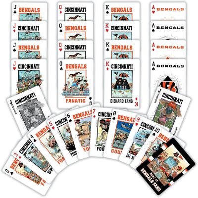 Cincinnati Bengals Fan Deck Playing Cards - 54 Card Deck Image 2