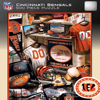 Cincinnati Bengals - Locker Room 500 Piece Jigsaw Puzzle Image 1