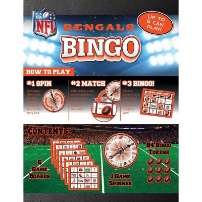 Cincinnati Bengals NFL Bingo Game Image 3