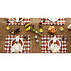 Cinnamon Heavyweight Check Fringed Placemat (Set Of 6) Image 4