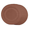Cinnamon Round Pvc Doubleframe Placemat 6 Piece Image 1