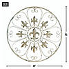 Circular Fleur De Lis Wall D&amp;#233;cor 25X25X0.37&amp;#8221; Image 4