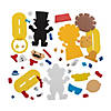 Circus Character Craft Kit &amp;#8211; Makes 12 Image 1