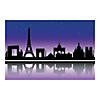 City of Paris Silhouette Backdrop - 3 Pc. Image 1