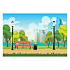 City Park Scene Backdrop - 3 Pc. Image 1