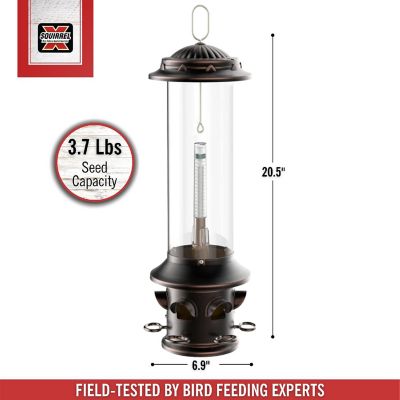 Classic Brands Tube Squirrel Resistant Bird Feeder, Brown, 20 Image 2