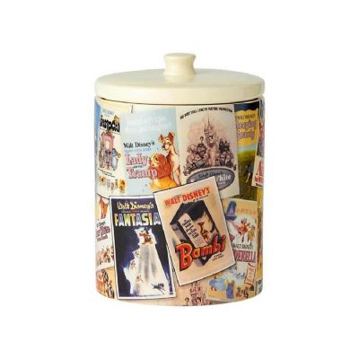 Classic Disney Movie Poster Collage Ceramic Kitchen Cookie Jar 9.25 inch Image 2