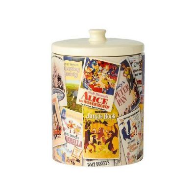 Classic Disney Movie Poster Collage Ceramic Kitchen Cookie Jar 9.25 inch Image 3