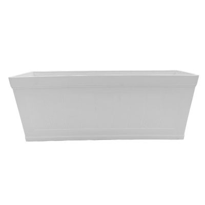 Classic Home And Garden Plastic Falmouth Deck Rail Window Box Planter 