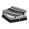 Classic Oversized Black Woven Dishtowels (Set Of 5) Image 1